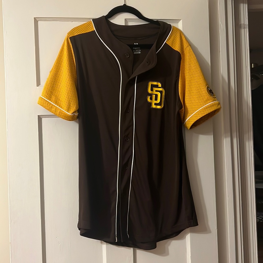 Majestic Padres Jackie Robinson Jersey